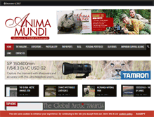 Tablet Screenshot of animamundimag.com